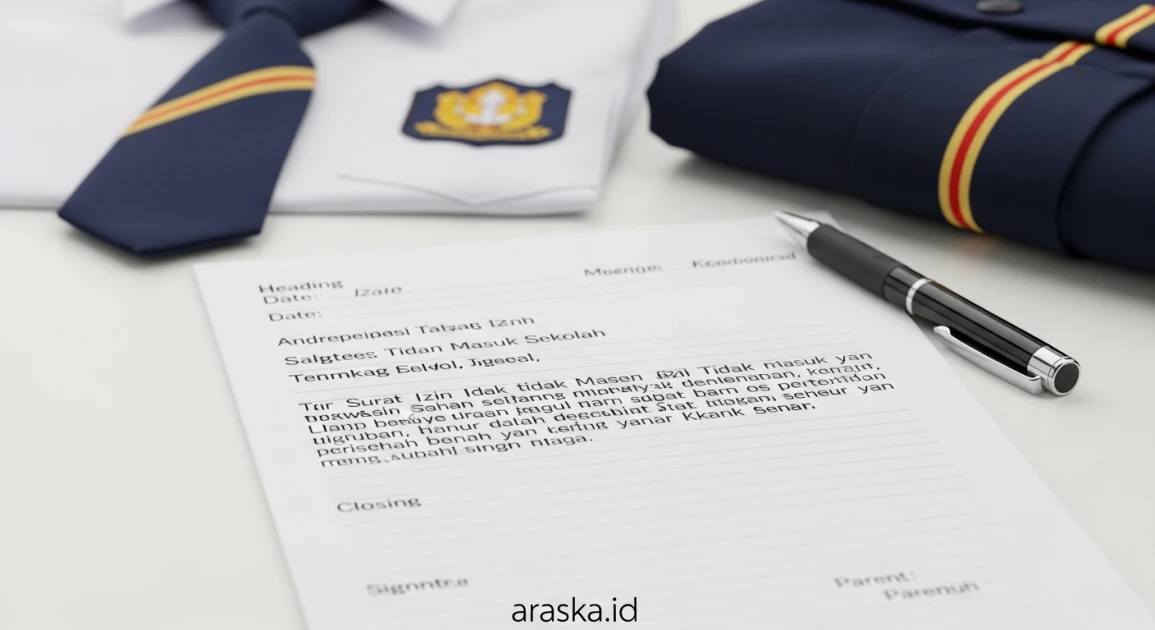 Surat Izin Tidak Masuk Sekolah: Pengertian, Fungsi, dan Contoh