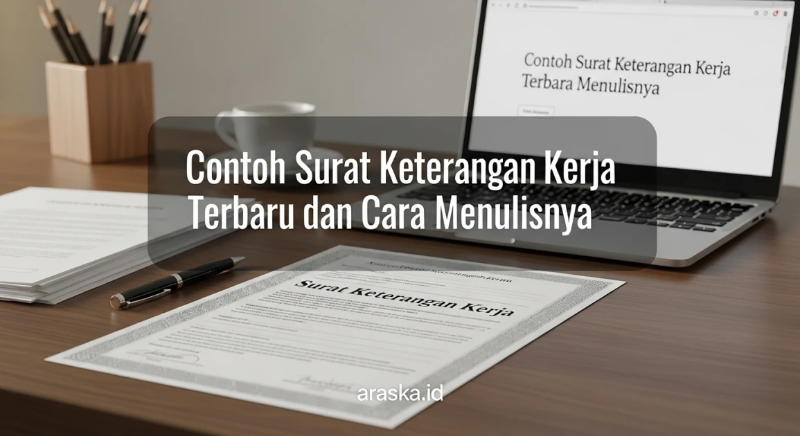 Contoh Surat Keterangan Kerja Terbaru dan Cara Menulisnya