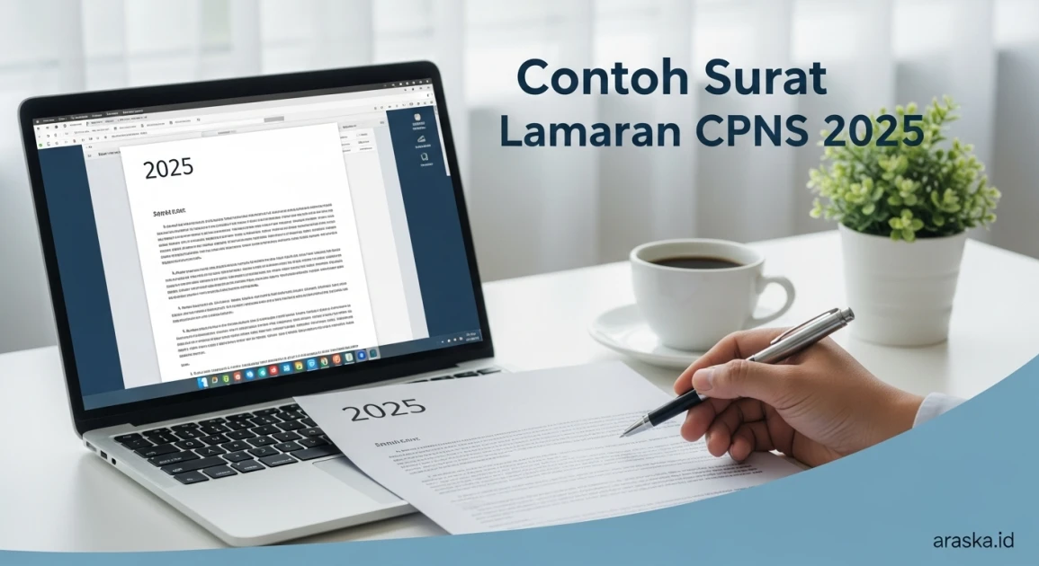 Contoh Surat Lamaran CPNS 2025 Lengkap dengan Format Resmi