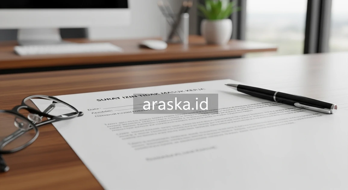 Contoh Surat Izin Tidak Masuk Kerja yang Baik dan Benar