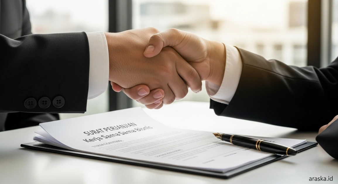 Contoh Surat Perjanjian Kerja Sama Bisnis