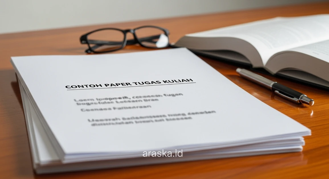 Contoh Paper Tugas Kuliah dengan Format Akademik Terbaru