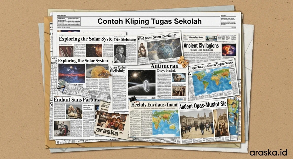 Contoh Kliping Tugas Sekolah: Panduan Lengkap untuk Siswa