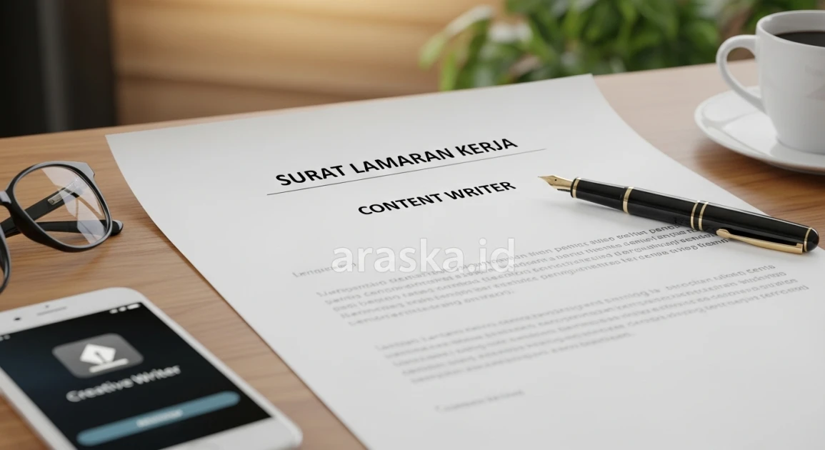 Contoh Surat Lamaran Kerja Content Writer Lengkap dengan Tips