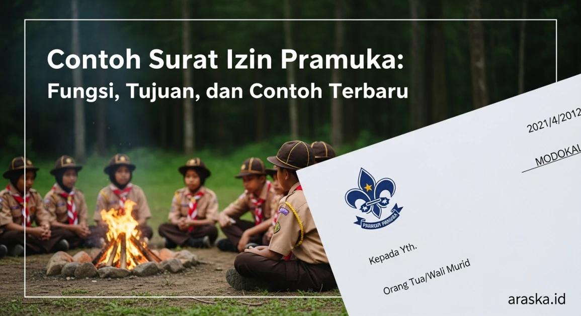 Surat Izin Pramuka: Fungsi, Tujuan, dan Contoh Terbaru