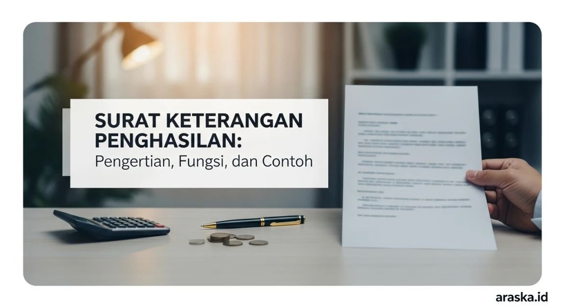 Surat Keterangan Penghasilan: Pengertian, Fungsi, dan Contoh