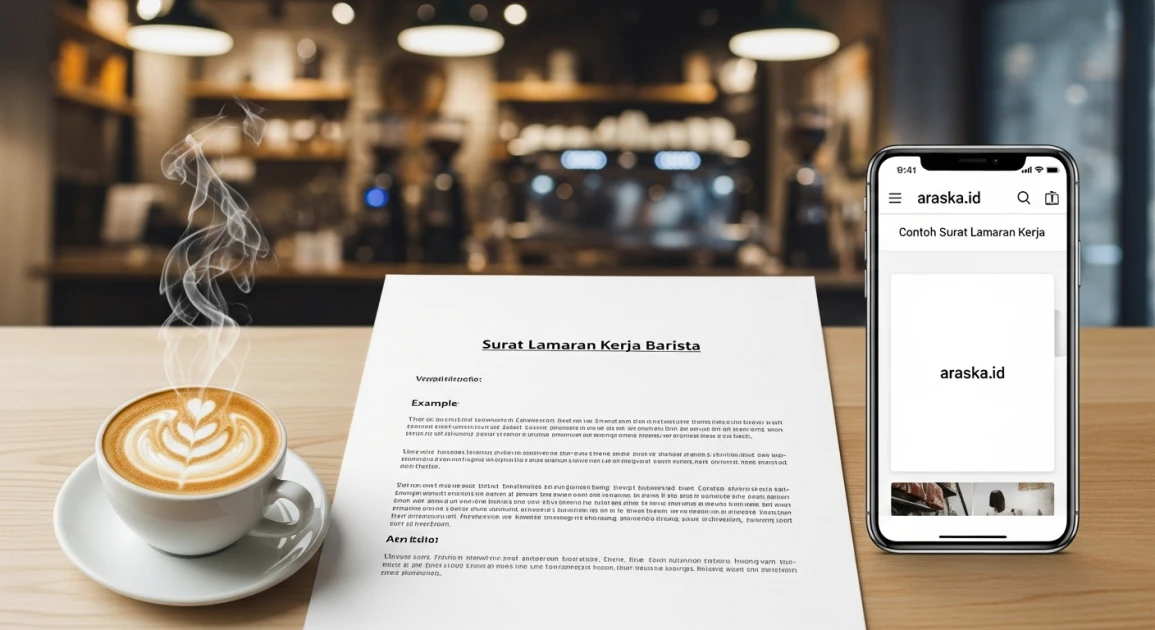 Contoh Surat Lamaran Kerja Barista di Kedai Kopi Modern