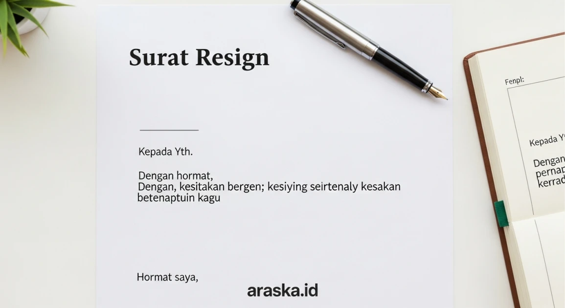 Surat Resign Simpel: Panduan dan Contoh Siap Pakai