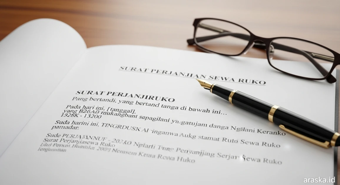 Contoh Surat Perjanjian Sewa Ruko Lengkap: Panduan Bagi Pemilik & Penyewa