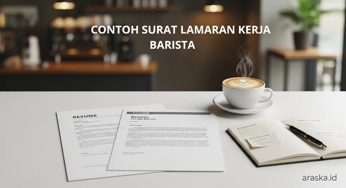 Contoh Surat Lamaran Kerja Barista untuk Cafe dan Restoran