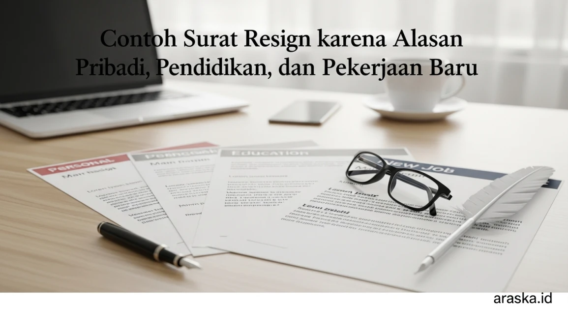 Contoh Surat Resign karena Alasan Pribadi, Pendidikan, dan Pekerjaan Baru