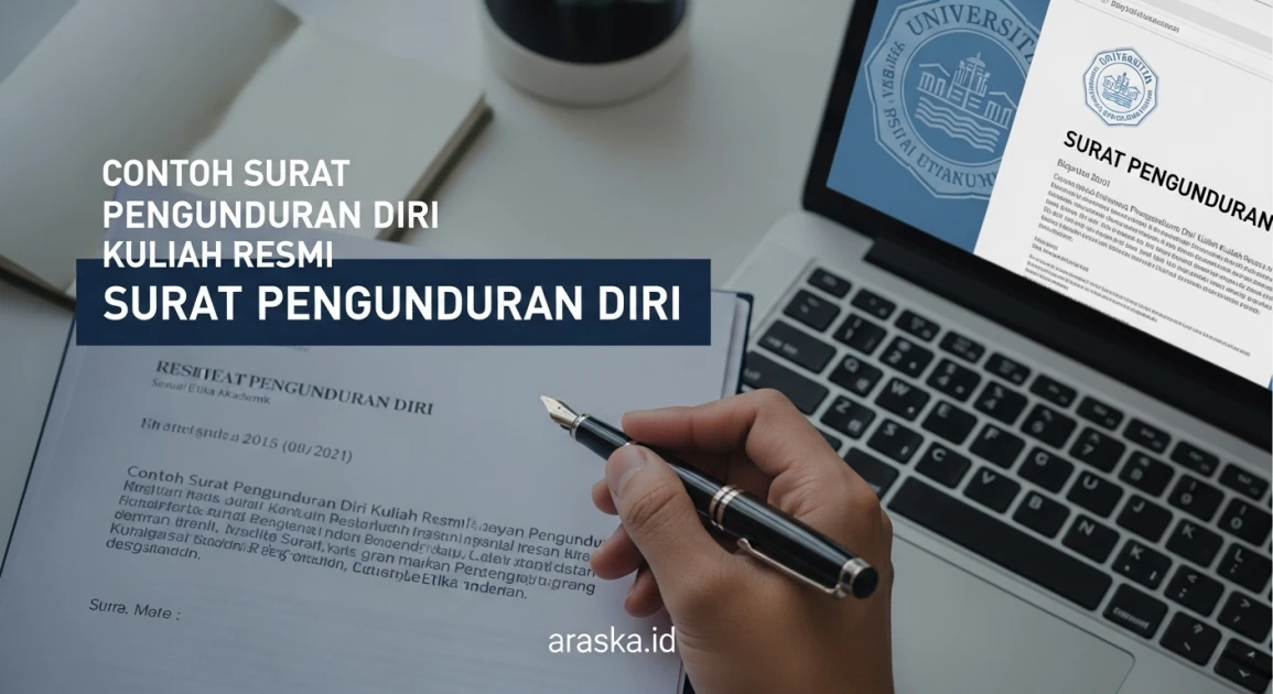 Contoh Surat Pengunduran Diri Kuliah Resmi Sesuai Etika Akademik
