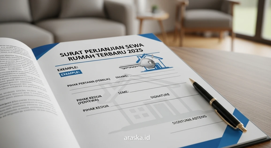 Contoh dan Format Surat Perjanjian Sewa Rumah Terbaru 2025