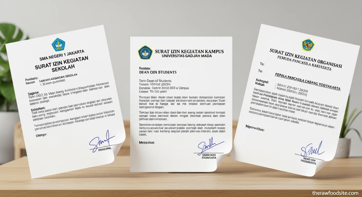 Contoh Surat Izin Kegiatan untuk Sekolah, Kampus, dan Organisasi