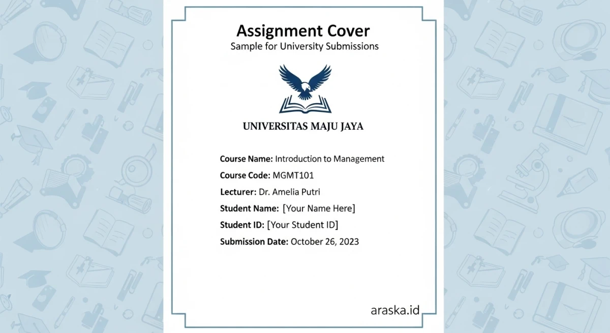 Contoh Cover Tugas Kuliah Lengkap: Makalah, Laporan, dan Proposal