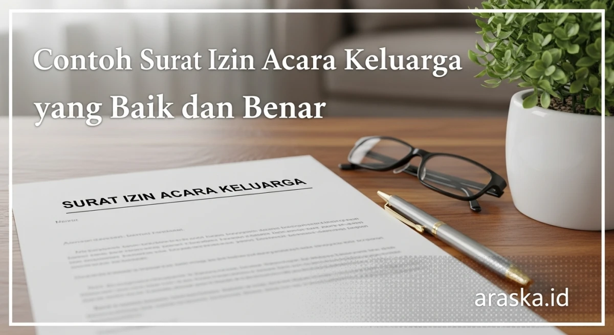 Contoh Surat Izin Acara Keluarga yang Baik dan Benar