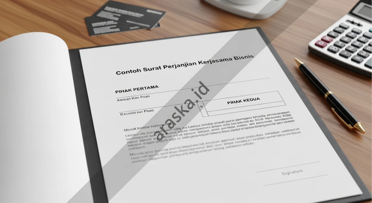 Contoh Surat Perjanjian Kerjasama Bisnis yang Baik dan Benar