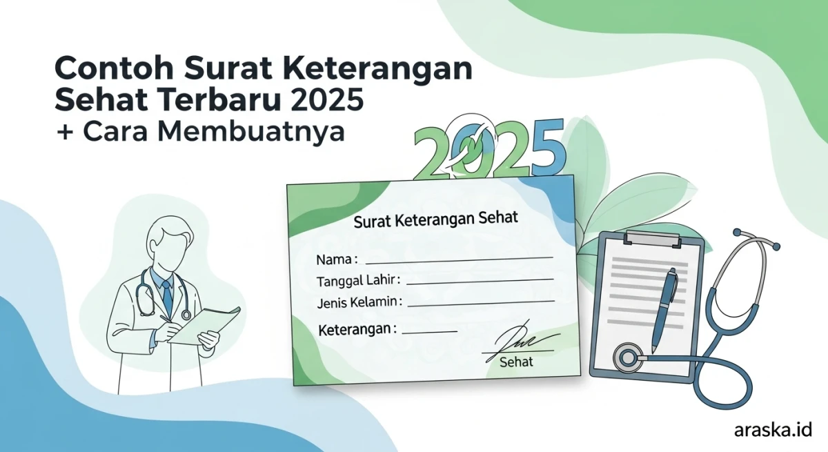Contoh Surat Keterangan Sehat Terbaru 2025 + Cara Membuatnya