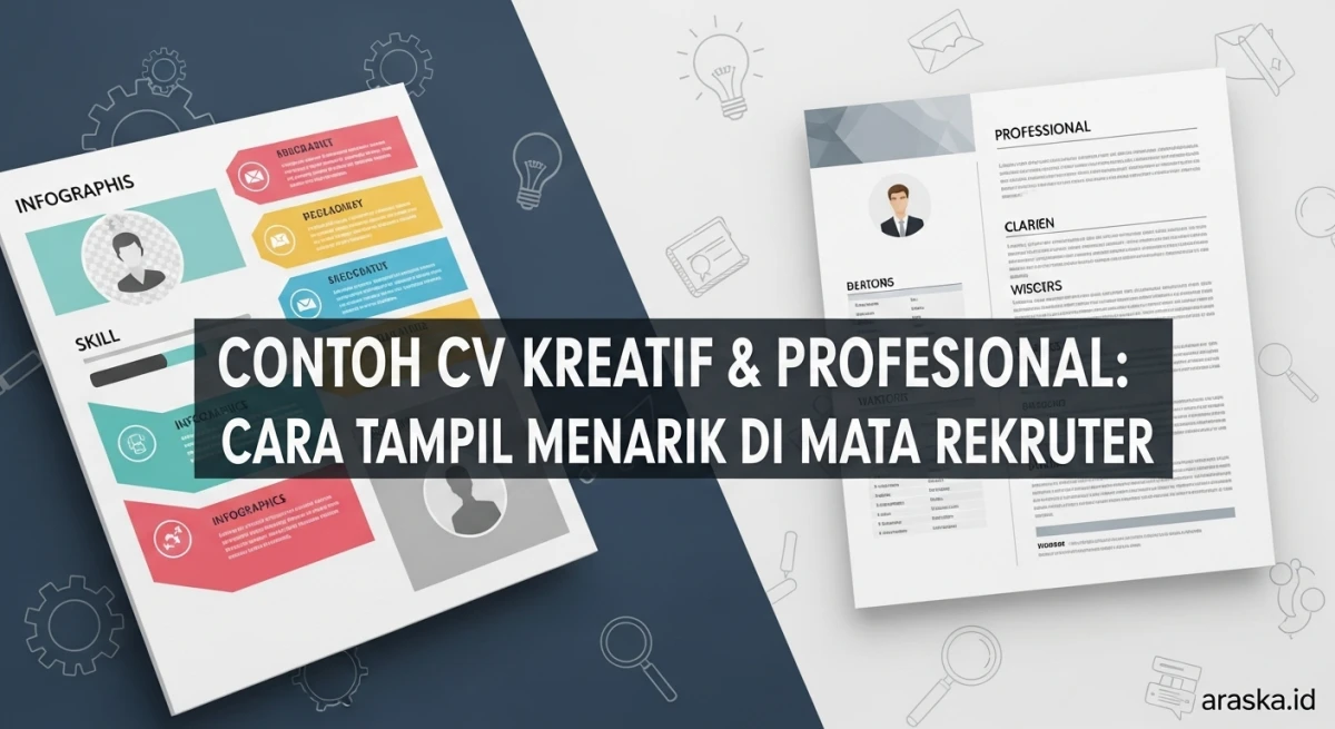 Contoh CV Kreatif & Profesional: Cara Tampil Menarik di Mata Rekruter