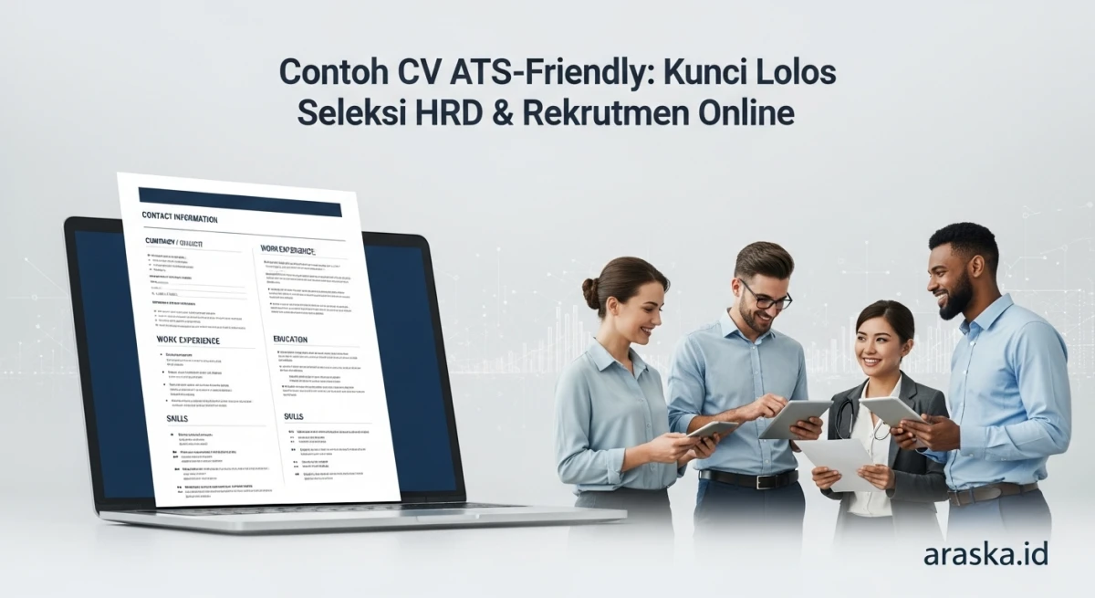 Contoh CV ATS-Friendly: Kunci Lolos Seleksi HRD & Rekrutmen Online