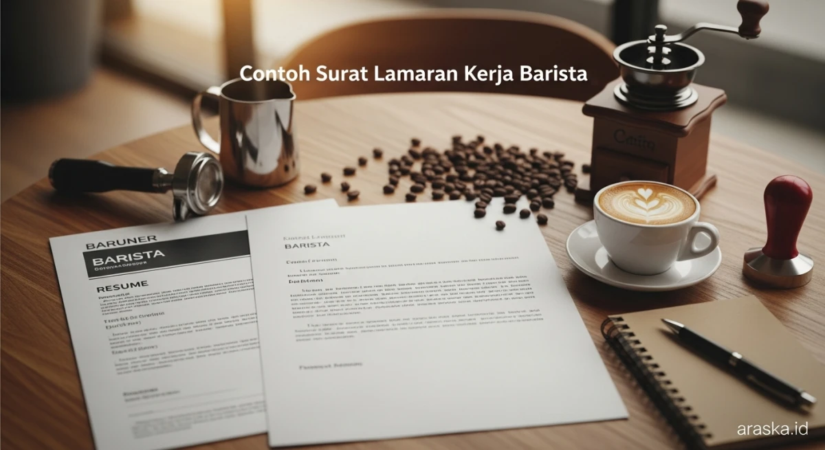 Contoh Surat Lamaran Kerja Barista untuk Cafe dan Restoran