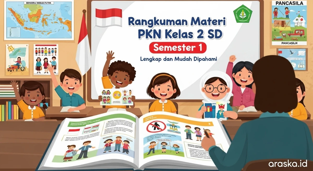 Rangkuman Materi PKN Kelas 2 SD Semester 1 Lengkap dan Mudah Dipahami