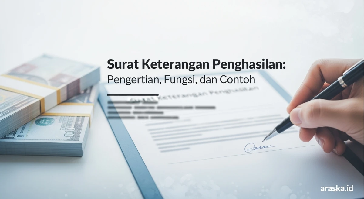Surat Keterangan Penghasilan: Pengertian, Fungsi, dan Contoh