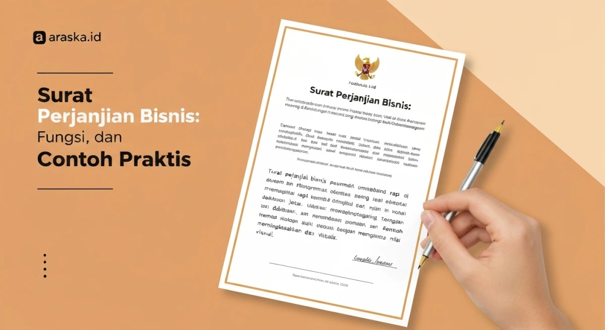 Surat Perjanjian Bisnis: Fungsi, Unsur, dan Contoh Praktis