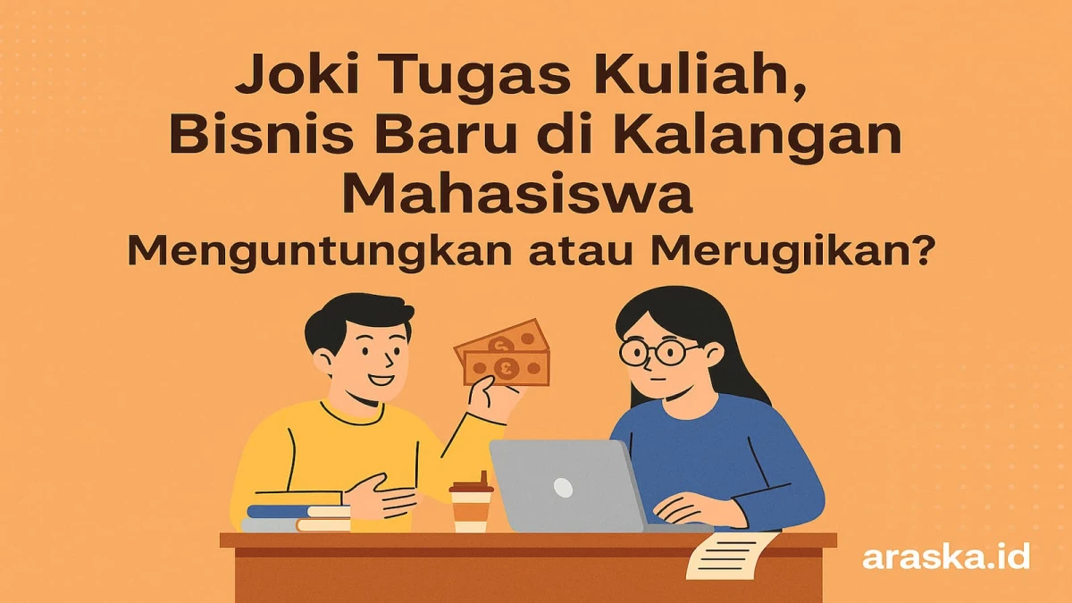 Joki Tugas Kuliah, Bisnis Baru di Kalangan Mahasiswa: Menguntungkan atau Merugikan?