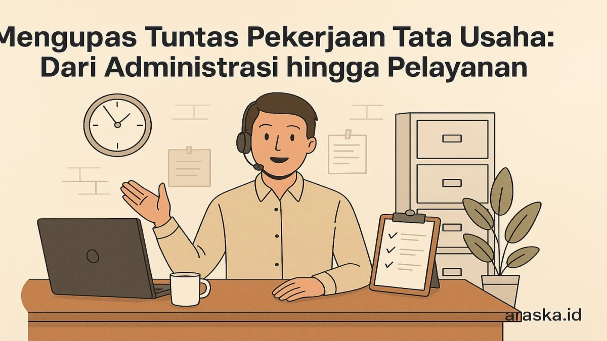 Mengupas Tuntas Pekerjaan Tata Usaha: Dari Administrasi hingga Pelayanan