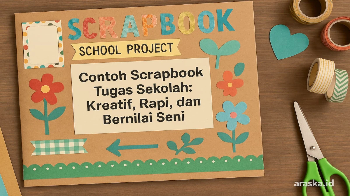 Contoh Scrapbook Tugas Sekolah: Kreatif, Rapi, dan Bernilai Seni