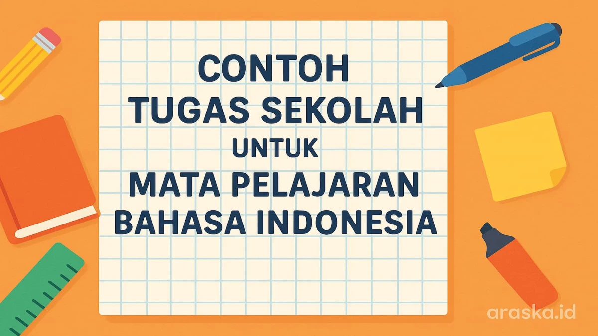 Contoh Tugas Sekolah untuk Mata Pelajaran Bahasa Indonesia