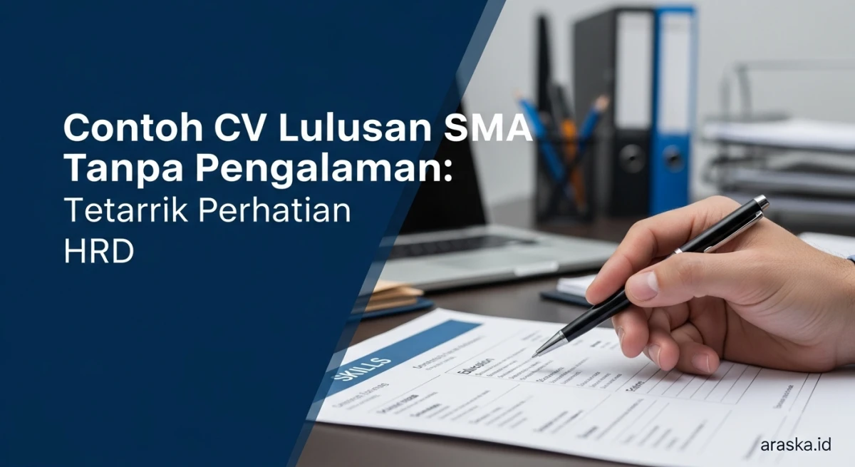 Contoh CV Lulusan SMA Tanpa Pengalaman: Tetap Menarik Perhatian HRD