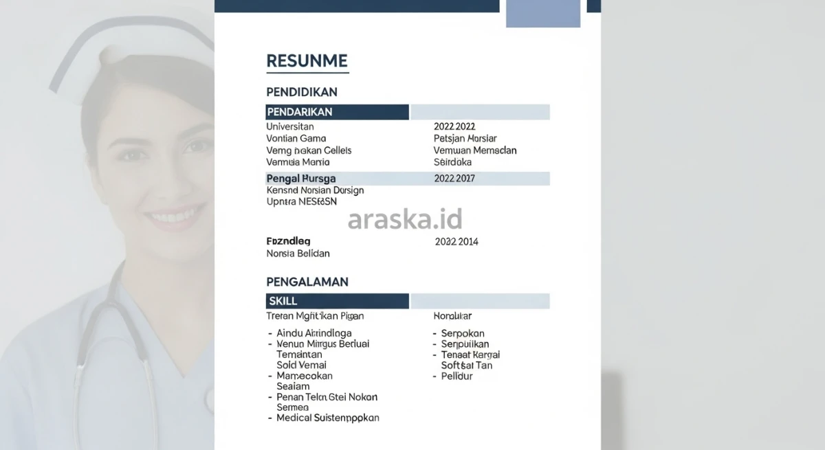 Contoh CV Perawat Lengkap: Dari Pendidikan, Pengalaman, hingga Skill