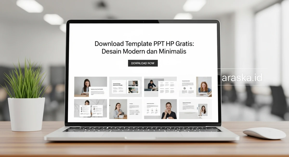 Download Template PPT HP Gratis: Desain Modern dan Minimalis