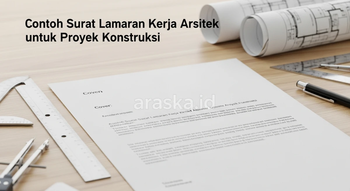Contoh Surat Lamaran Kerja Arsitek untuk Proyek Konstruksi