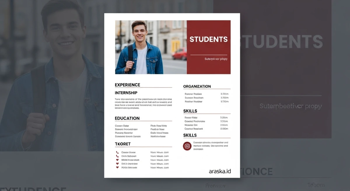 Contoh CV Kreatif Mahasiswa: Cocok untuk Magang, Organisasi, dan Freelance