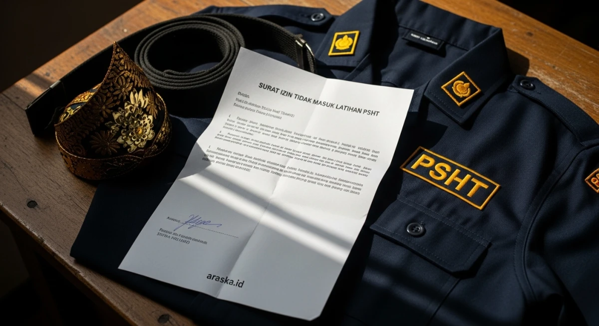Contoh Surat Izin Tidak Masuk Latihan PSHT yang Baik dan Benar