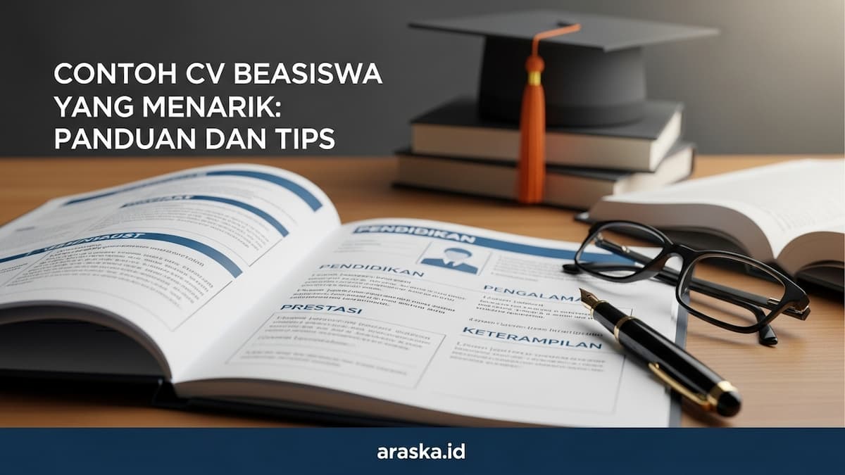 Contoh CV Beasiswa yang Menarik: Panduan dan Tips