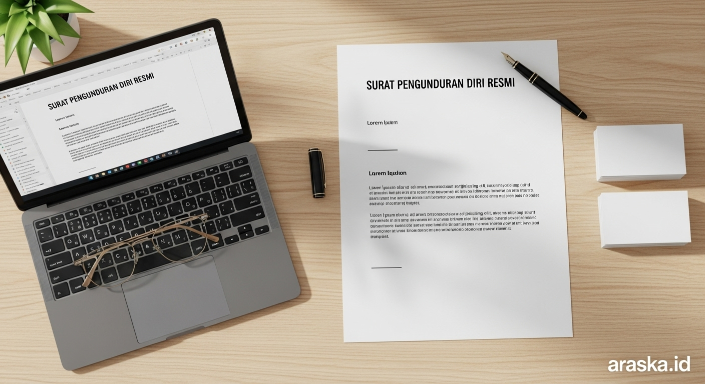 Cara Membuat Surat Pengunduran Diri Resmi yang Profesional
