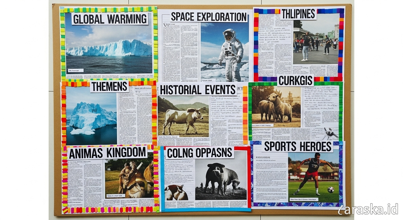 Contoh Kliping Tugas Sekolah Lengkap dengan Tema Menarik