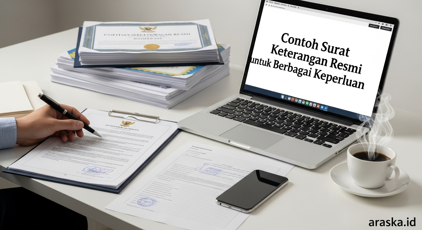 Contoh Surat Keterangan Resmi untuk Berbagai Keperluan