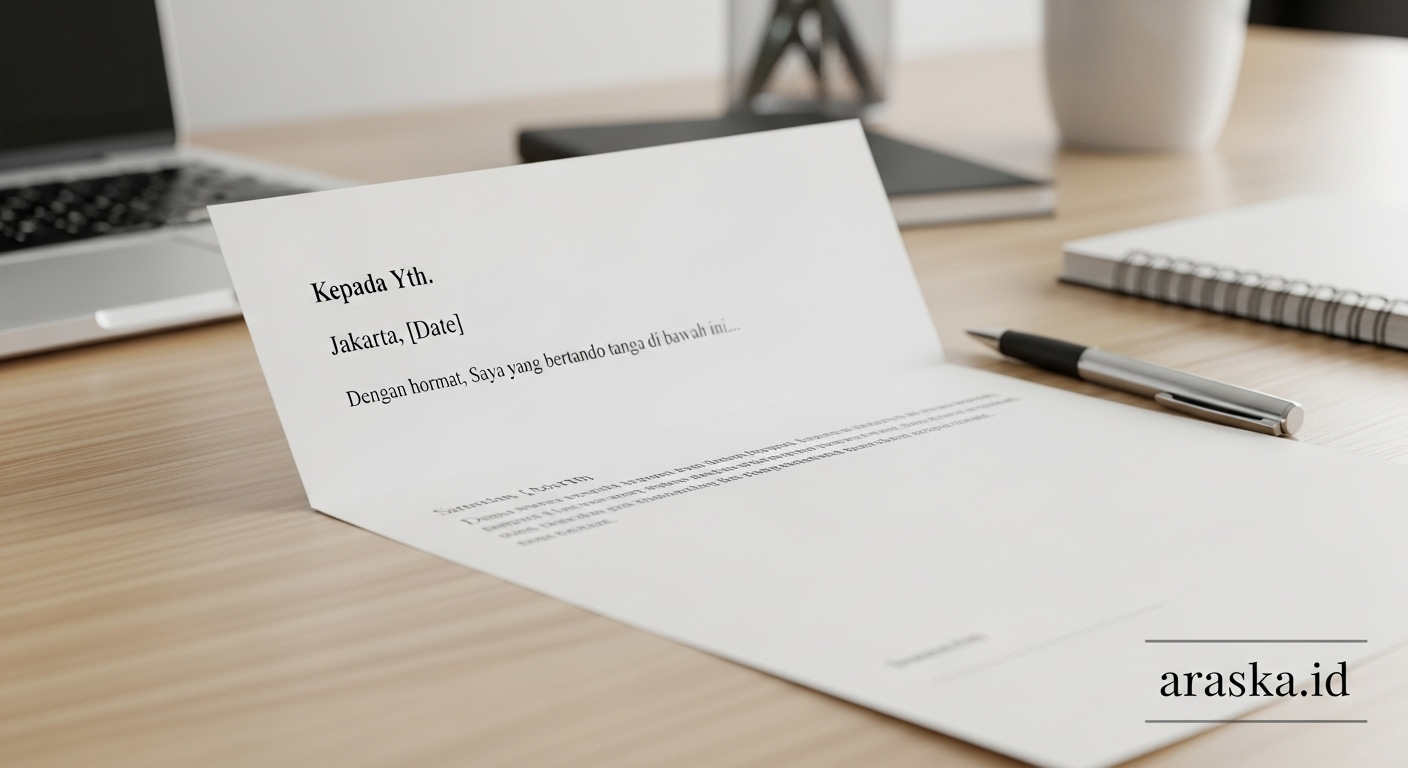 Contoh Surat Pengunduran Diri Kerja yang Baik dan Sopan