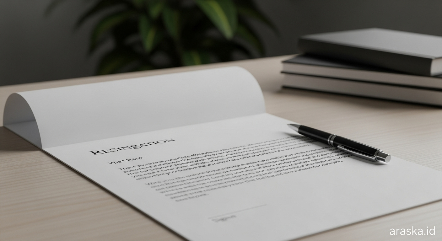 Contoh Surat Pengunduran Diri yang Baik agar Hubungan dengan Atasan Tetap Baik