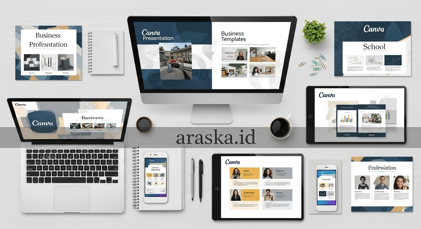 Download Template Canva untuk Presentasi Profesional, Bisnis, dan Sekolah