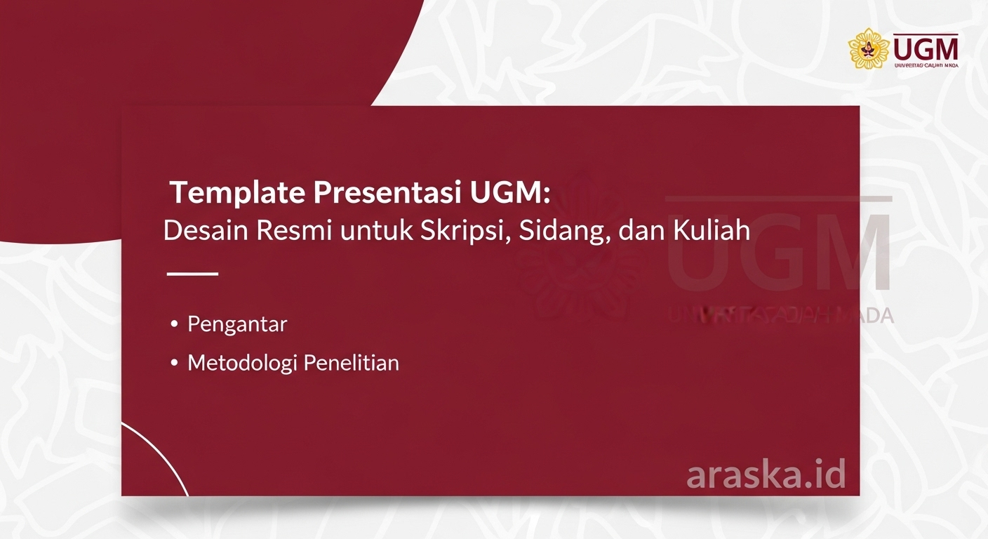 Template Presentasi UGM: Desain Resmi untuk Skripsi, Sidang, dan Kuliah