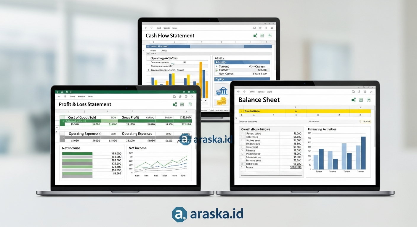 3 Template Excel Laporan Keuangan yang Membuat Bisnismu Lebih Rapi dan Terukur