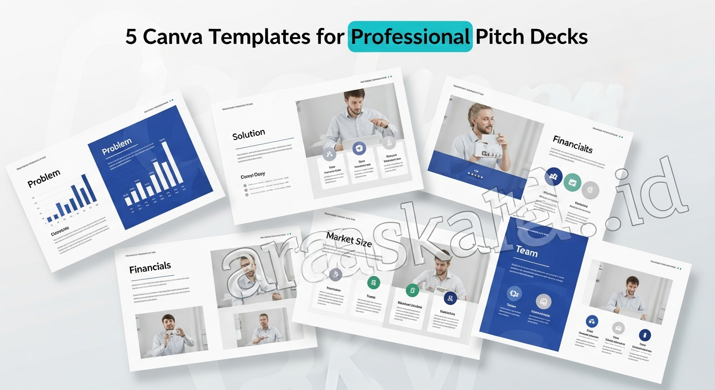 5 Template Canva untuk Pitch Deck Profesional