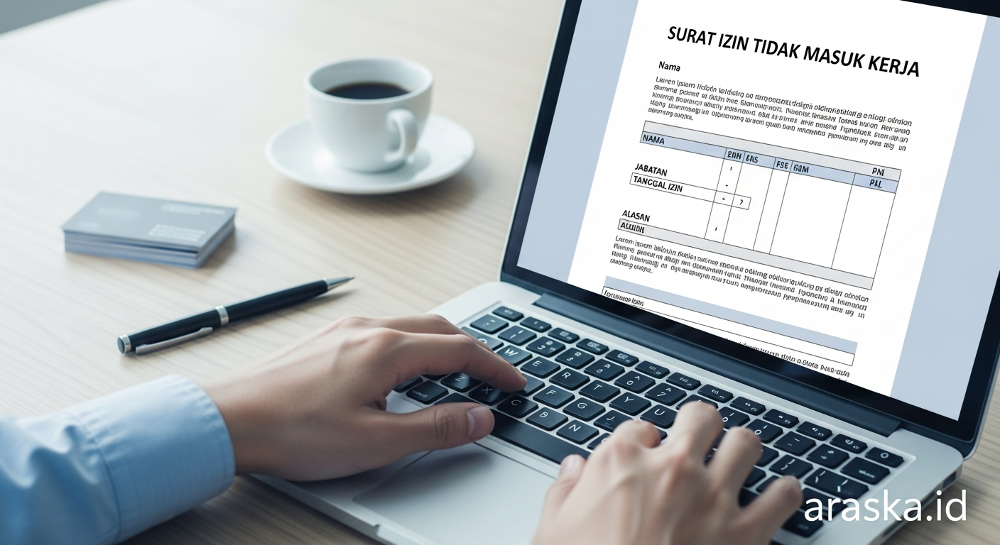 Cara Cepat Membuat Surat Izin Tidak Masuk Kerja yang Tetap Terlihat Profesional