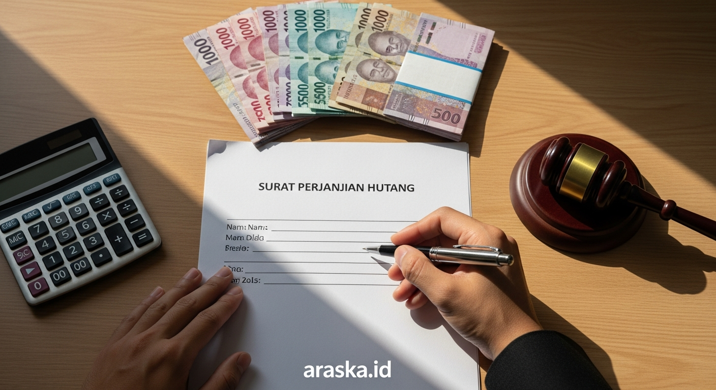 Cara Membuat Surat Perjanjian Hutang untuk Pinjaman Uang Tanpa Notaris